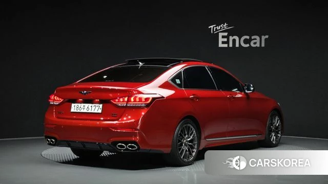Genesis G80 2018 Красный из Кореи