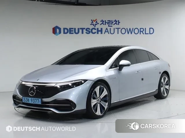 Mercedes-Benz EQS V297 2022 Серебряный двухцветный из Кореи