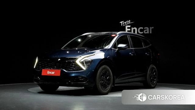 Kia Sportage 5th Generation Hybrid 2021 Синий из Кореи