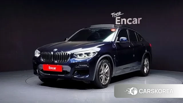 BMW X4 (G02) 2021 Синий из Кореи