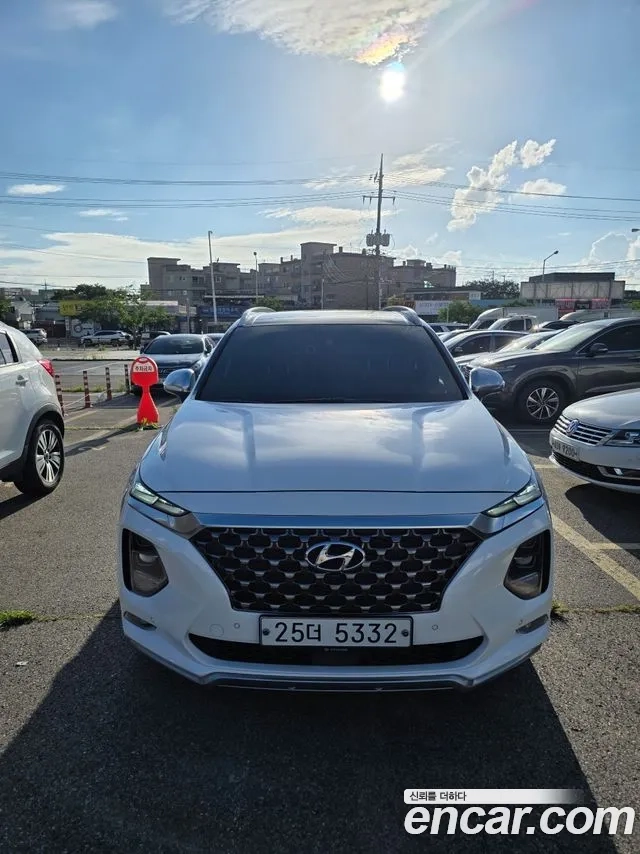 Hyundai Santa Fe TM 2019 Белый из Кореи