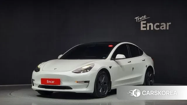 Tesla Model 3 2021 Белый из Кореи