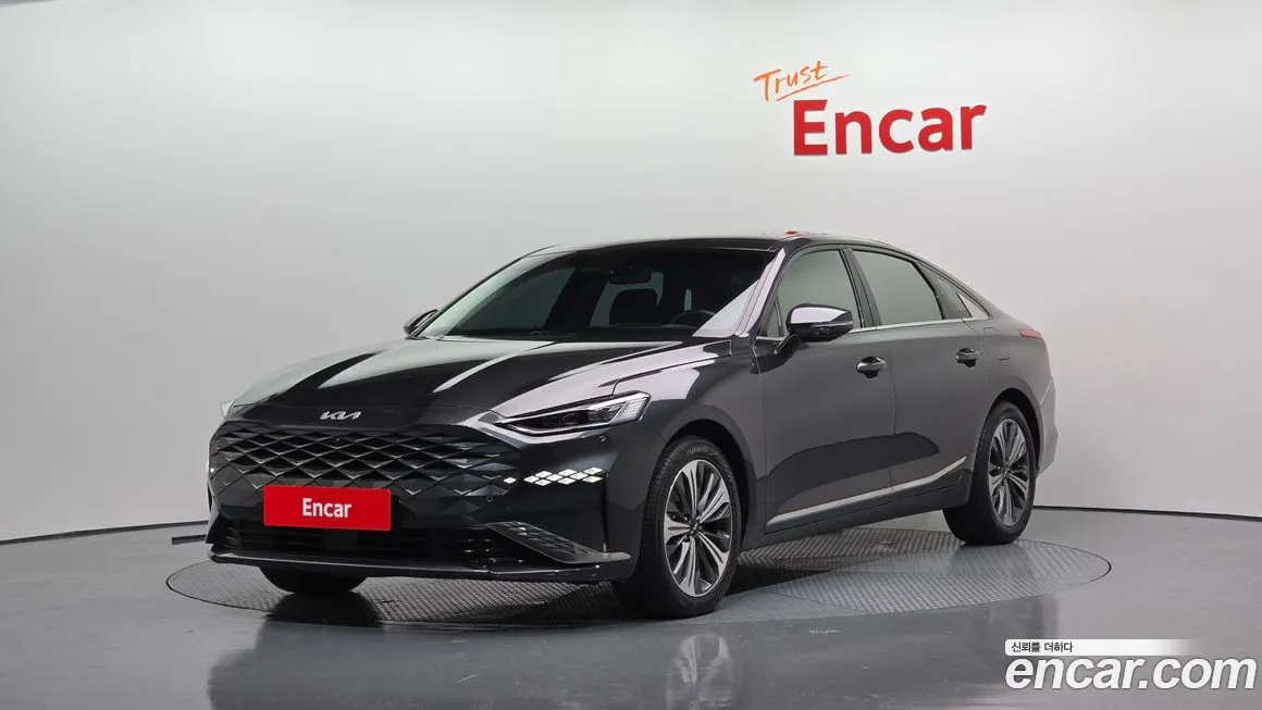 Kia K8 Hybrid 2022 Серый из Кореи