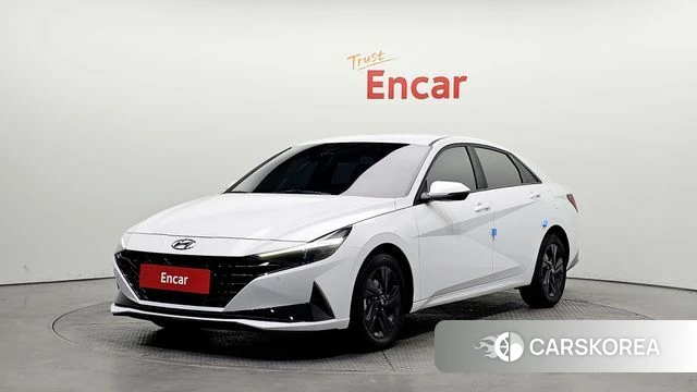 Hyundai Avante (CN7) 2022 Белый из Кореи
