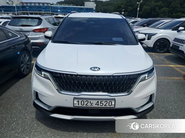 Kia Carnival 4th generation 2021 Жемчужный цвет из Кореи