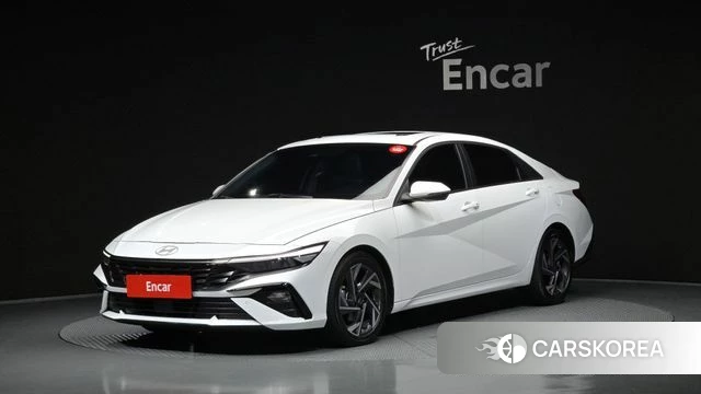 Hyundai The New Avante (CN7) 2025 Белый из Кореи