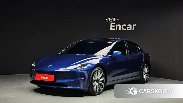 Tesla Model 3 2024 Синий из Кореи
