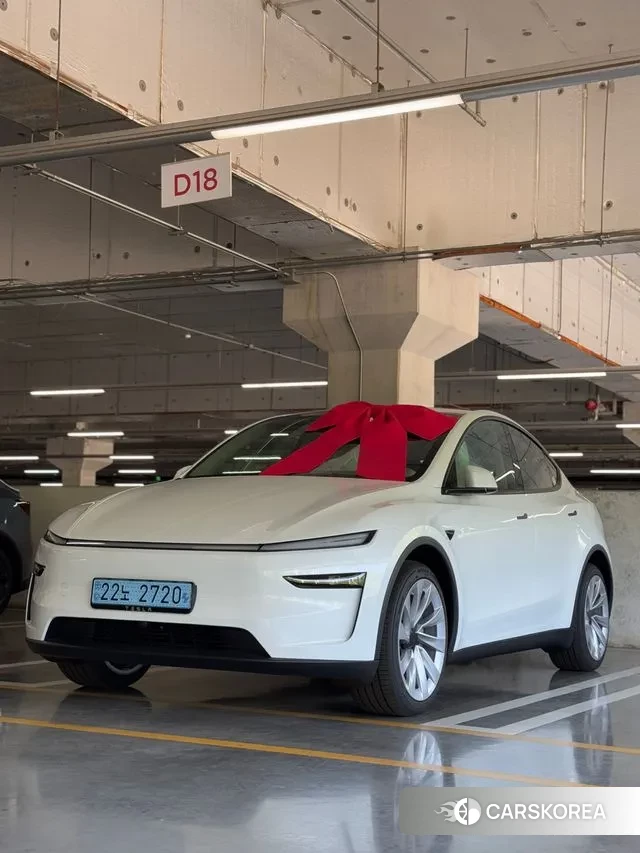 Tesla Model Y 2025 Белый из Кореи