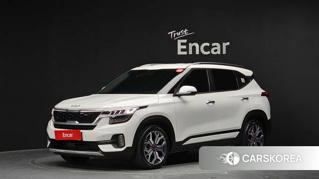 Kia Seltos 2022 Белый из Кореи