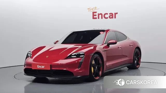 Porsche Taycan 2020 Красный из Кореи