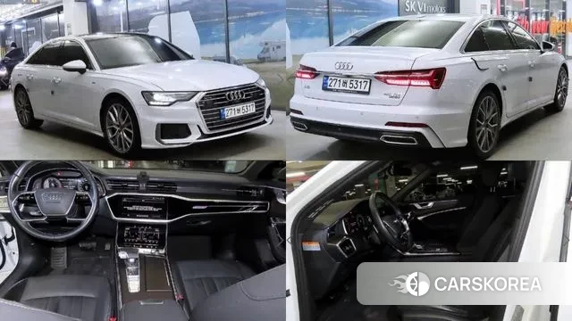 Audi A6 (C8) 2023 Белый из Кореи