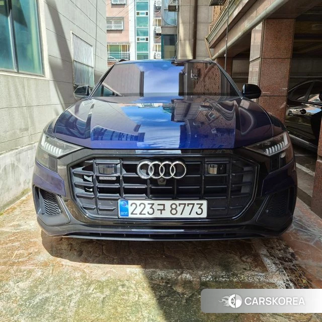 Audi Q8 (4M) 2023 Синий из Кореи