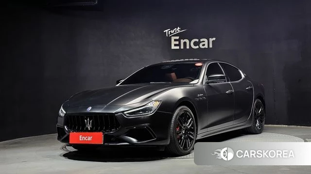 Maserati Ghibli 2018 Черный из Кореи