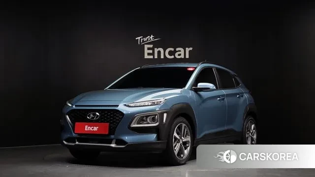 Hyundai Kona 2018 Небесно-голубой из Кореи
