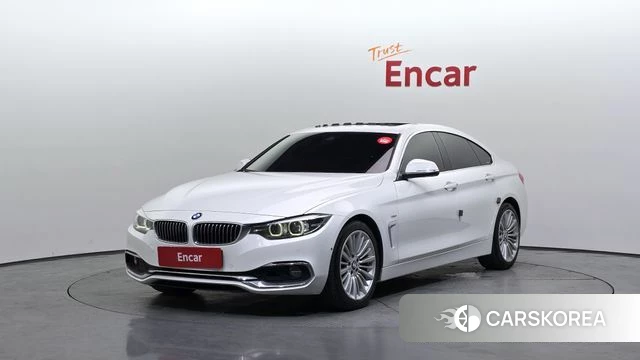BMW 4 Series (F32) 2018 Белый из Кореи