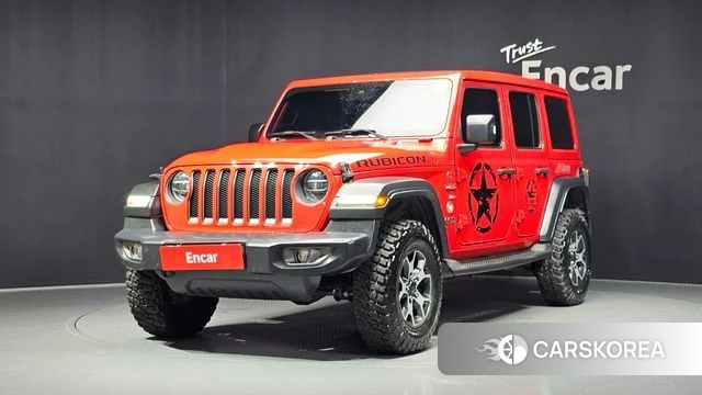 Jeep Wrangler (JL) 2019 Красный из Кореи