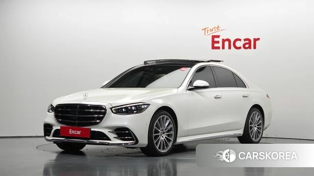 Mercedes-Benz S-Class W223 2023 Белый из Кореи