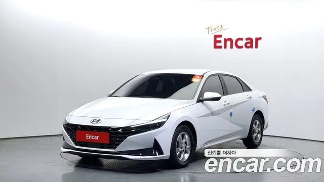 Hyundai Avante (CN7) 2022 Белый из Кореи