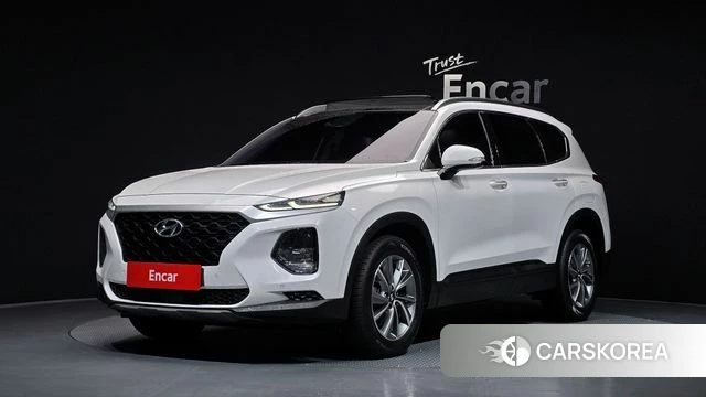 Hyundai Santa Fe TM 2019 Белый из Кореи