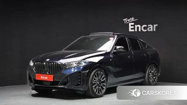 BMW X6 (G06) 2023 Синий из Кореи