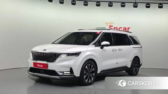 Kia Carnival 4th generation 2021 Белый из Кореи
