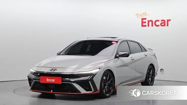 Hyundai The New Avante (CN7) 2025 Серебристо-серый из Кореи