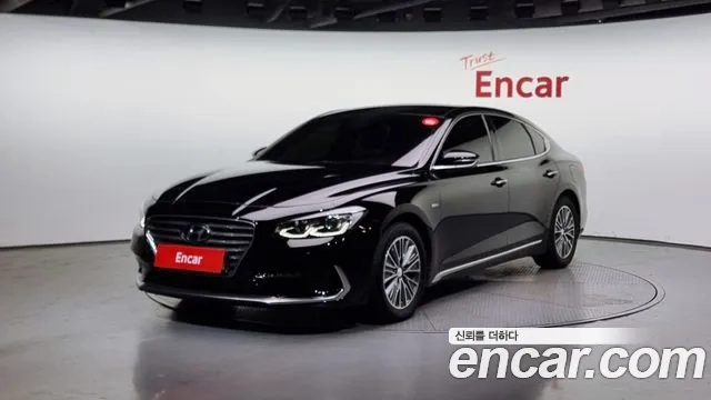 Hyundai Grandeur IG Hybrid 2018 Черный из Кореи