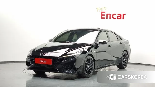 Hyundai Avante (CN7) 2023 Черный из Кореи