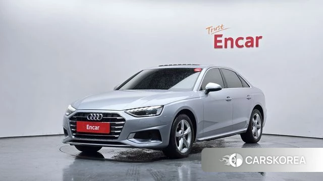 Audi A4 (B9) 2021 Белый из Кореи