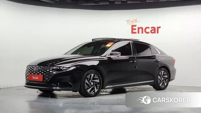 Hyundai The New Grandeur IG Hybrid 2020 Черный из Кореи