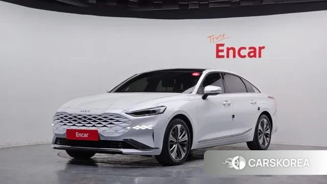 Kia K8 Hybrid 2021 Белый из Кореи