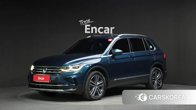 Volkswagen Tiguan second Generation 2023 Синий из Кореи