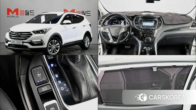 Hyundai Santa Fe The Prime 2018 Белый из Кореи