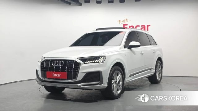 Audi Q7 (4M) 2021 Белый из Кореи