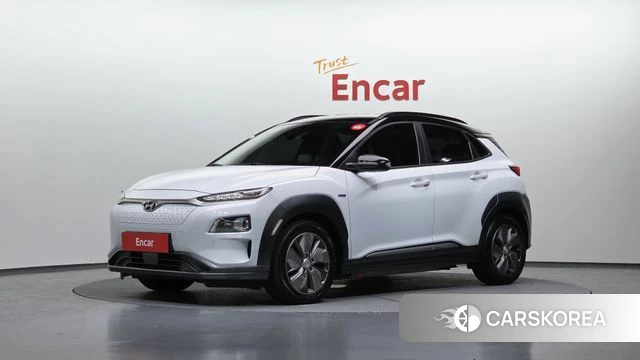 Hyundai Kona Electric 2018 Белый из Кореи