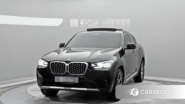 BMW X4 (G02) 2024 Черный из Кореи