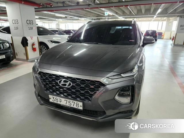 Hyundai Santa Fe TM 2019 Серый из Кореи