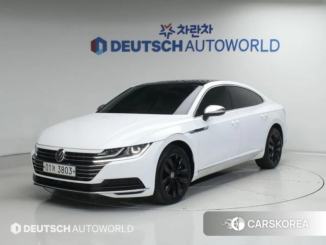 Volkswagen Arteon 2019 Белый из Кореи