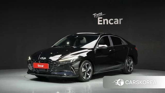 Hyundai Avante (CN7) 2022 Черный из Кореи