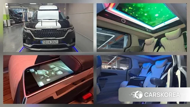 Kia Carnival 4th generation 2023 Черный из Кореи