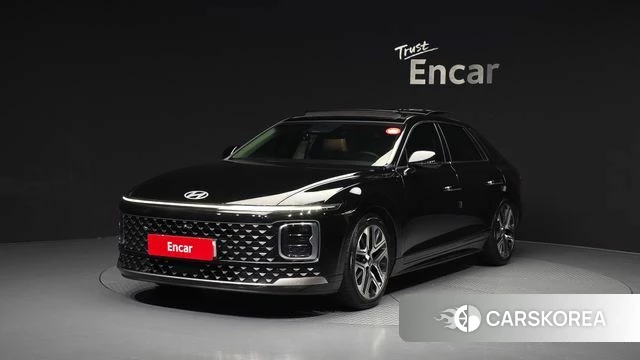 Hyundai Grandeur (GN7) 2023 Черный из Кореи