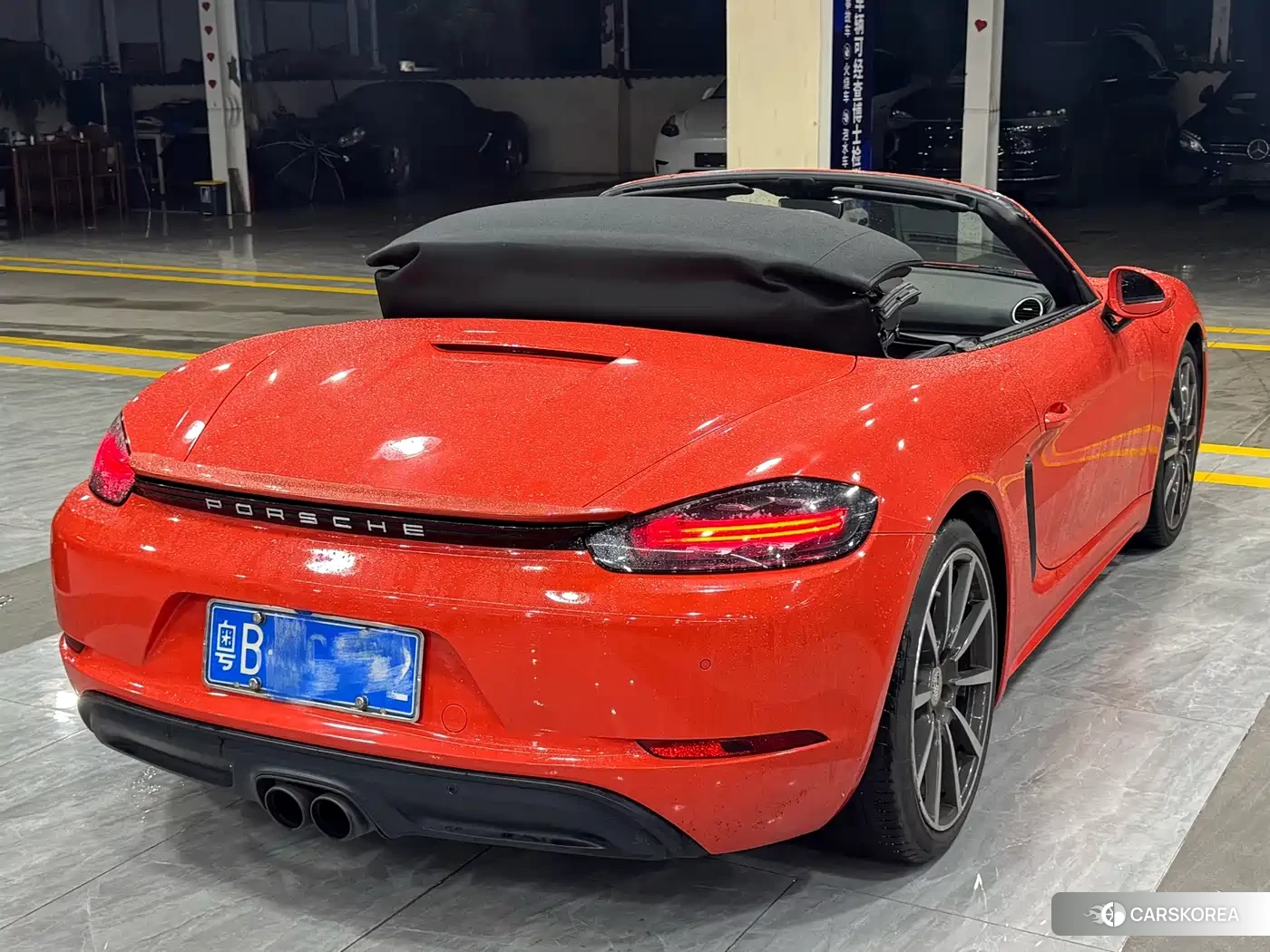 Porsche 718 2019 Yellow/orange из Китая
