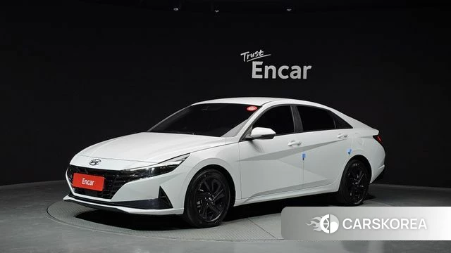 Hyundai Avante (CN7) 2022 Белый из Кореи