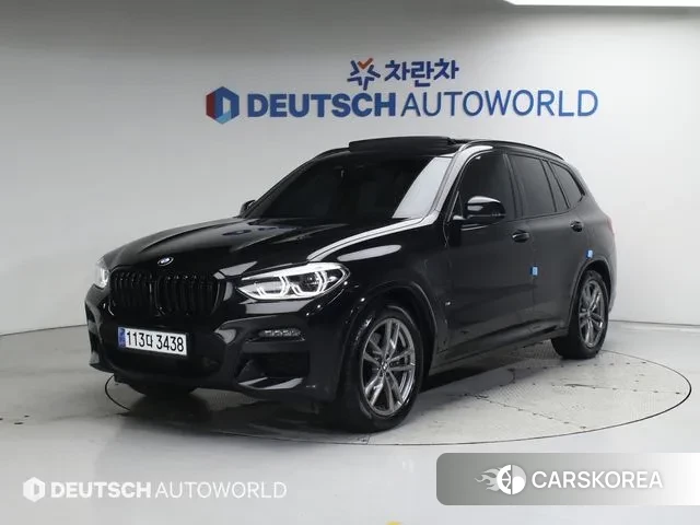 BMW X3 (G01) 2020 Черный из Кореи
