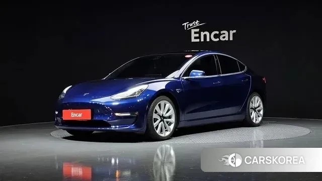 Tesla Model 3 2020 Синий из Кореи