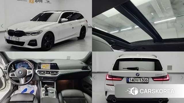 BMW 3 Series (G20) 2021 Белый из Кореи