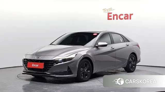 Hyundai Avante Hybrid (CN7) 2022 Серебристо-серый из Кореи