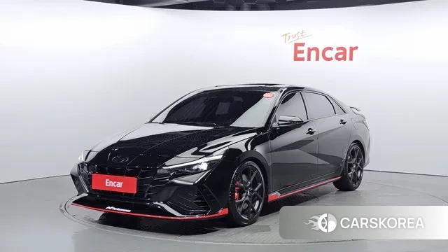 Hyundai Avante (CN7) 2023 Черный из Кореи