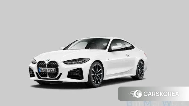 BMW 4 Series (G22) 2023 Белый из Кореи