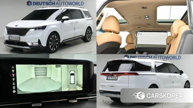 Kia Carnival 4th generation 2021 Белый из Кореи